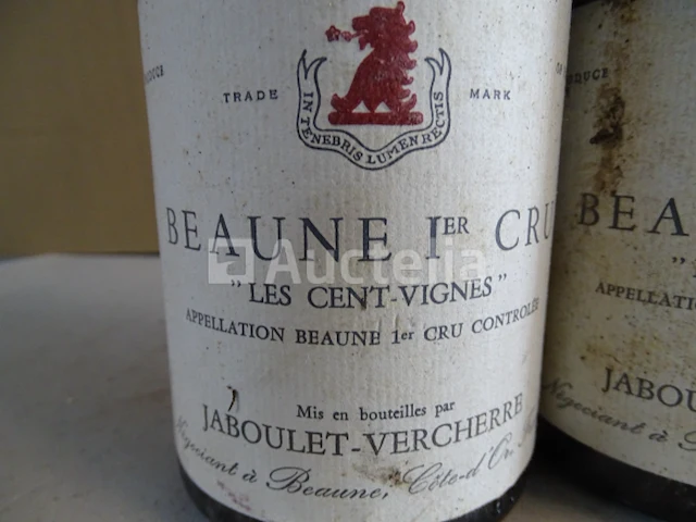 3 flessen beaune 1er cru les cents vignes 1981 - afbeelding 2 van  5