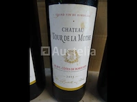 3 flessen blaye-côtes château tour de la mothe 2015 - afbeelding 2 van  4