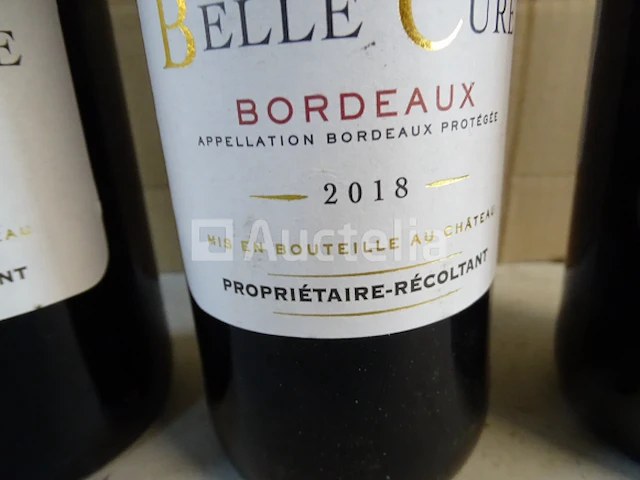 3 flessen bordeaux château belle cure 2018 - afbeelding 4 van  5