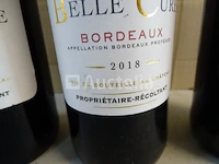 3 flessen bordeaux château belle cure 2018 - afbeelding 4 van  5