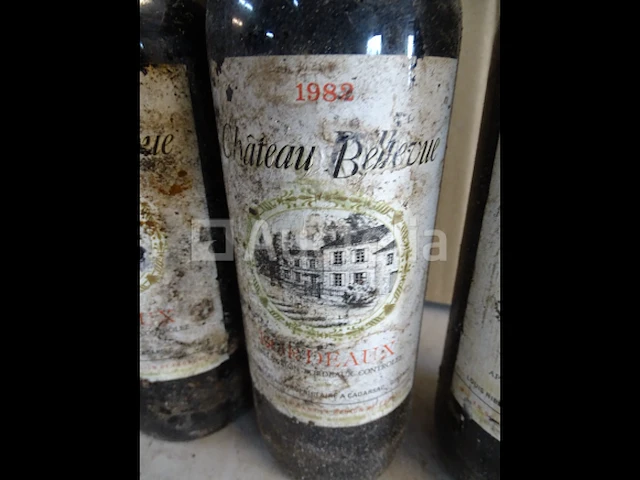 3 flessen bordeaux château bellevue 1982 - afbeelding 4 van  4