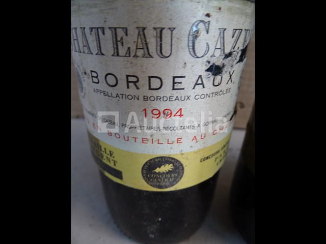 3 flessen bordeaux château gazeau 1993-1994 (zie details) - afbeelding 3 van  7