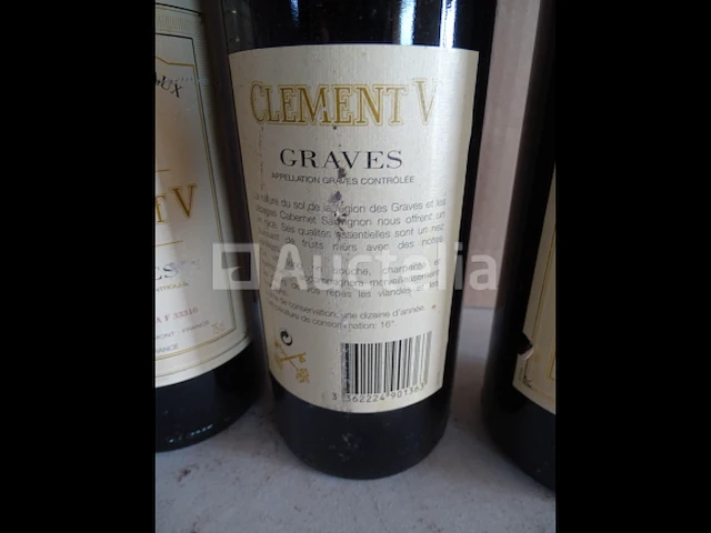 3 flessen bordeaux graves clement v 1994 - afbeelding 3 van  4
