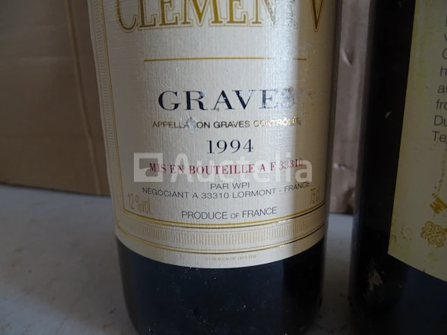 3 flessen bordeaux graves clement v 1994 - afbeelding 4 van  4