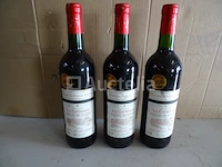 3 flessen bordeaux graves de vayres château la caussade 2010 - afbeelding 3 van  8