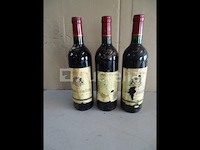 3 flessen bordeaux saint-emilion roc de lussac 1997 - afbeelding 1 van  3