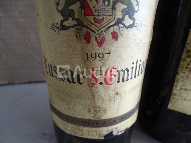 3 flessen bordeaux saint-emilion roc de lussac 1997 - afbeelding 2 van  3