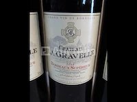 3 flessen bordeaux supérieur château la gravelle 2008 - afbeelding 5 van  6