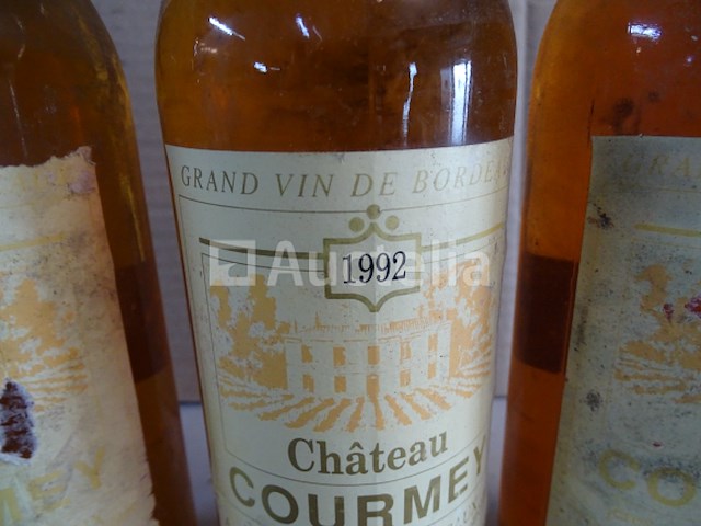 3 flessen bordeaux sweet château gourmey 1992 - afbeelding 2 van  4