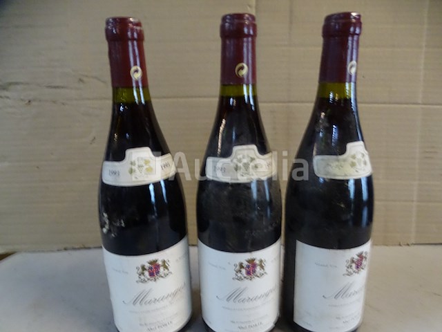 3 flessen bourgogne les maranges abel porte 1993 - afbeelding 1 van  5