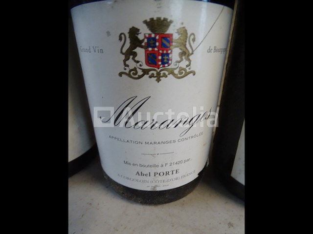 3 flessen bourgogne les maranges abel porte 1993 - afbeelding 2 van  5