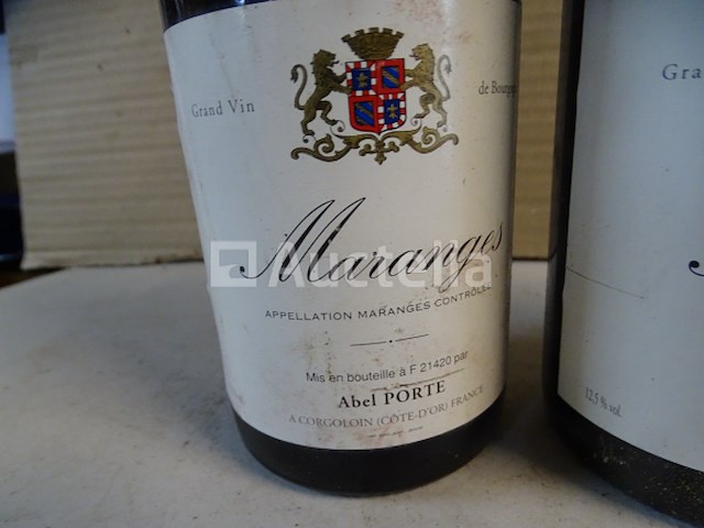 3 flessen bourgogne les maranges abel porte 1993 - afbeelding 4 van  5