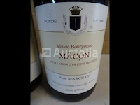 3 flessen bourgogne macon p. marcilly 2012 - afbeelding 2 van  4
