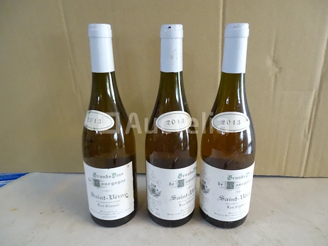 3 flessen bourgogne saint-veran les chênes 2013 - afbeelding 1 van  4