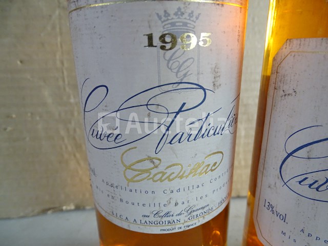 3 flessen cadillac cuvée particulier 1995 - afbeelding 4 van  4