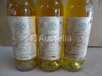 3 flessen château de rayne vigneau, 1er grand cru sauternes 1980 - afbeelding 1 van  4
