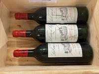3 flessen château la tour de by médoc, 1981 - afbeelding 2 van  2