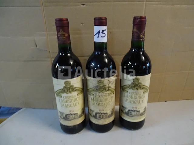 3 flessen château labegorce margaux 1994 - afbeelding 4 van  4