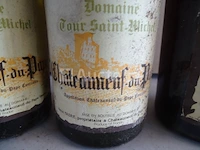 3 flessen château neuf du pape domaine tour saint-michel 1985 - afbeelding 2 van  6
