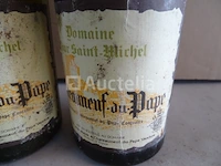 3 flessen château neuf du pape domaine tour saint-michel 1985 - afbeelding 3 van  6