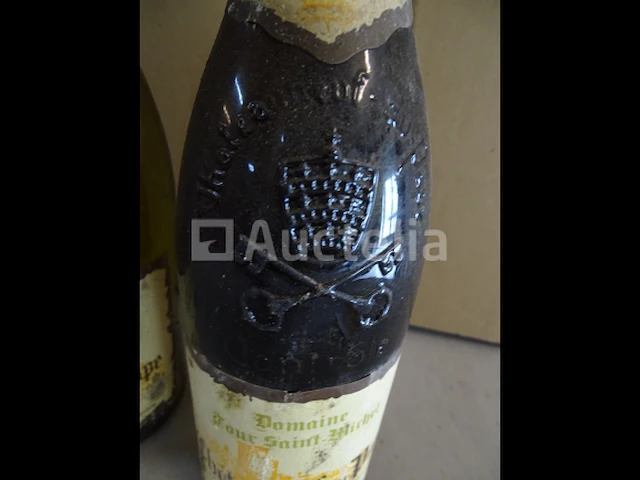 3 flessen château neuf du pape domaine tour saint-michel 1985 - afbeelding 4 van  6