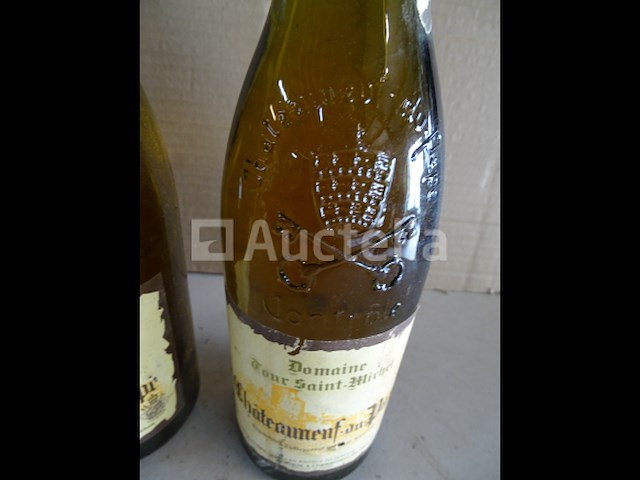 3 flessen châteauneuf-du-pape tour saint-michel 1985 - afbeelding 4 van  5