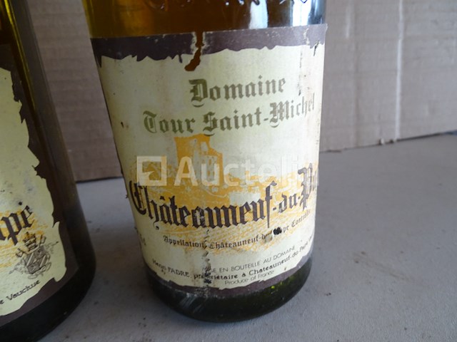 3 flessen châteauneuf-du-pape tour saint-michel 1985 - afbeelding 5 van  5