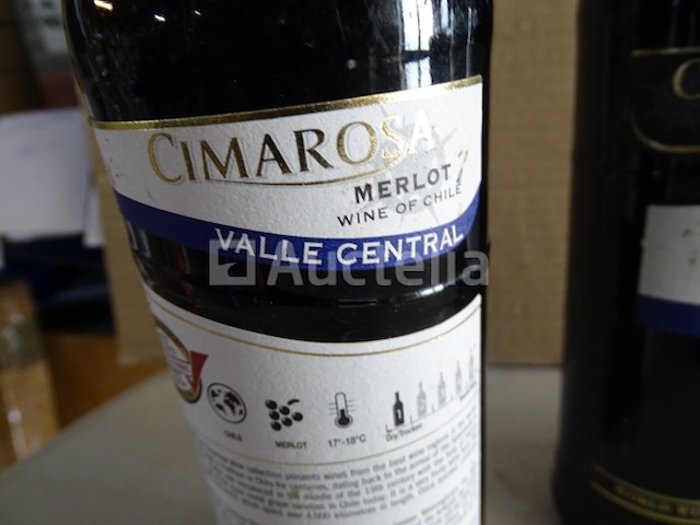 3 flessen cimarossa merlot 2010 - afbeelding 3 van  5
