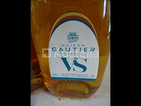 3 flessen cognac vs maison gautier - afbeelding 2 van  3