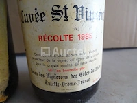 3 flessen côte du rhône cuvée st vincent 1985 - afbeelding 3 van  3