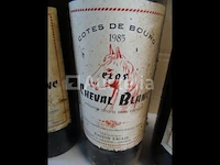 3 flessen côtes de bourg clos du cheval blanc 1985 - afbeelding 3 van  6