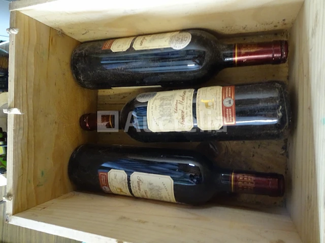 3 flessen cru bourgeois 1er côtes de blaye château prieuré malesan 1997 - afbeelding 1 van  9