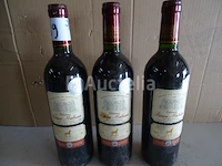 3 flessen cru bourgeois 1er côtes de blaye château prieuré malesan 1997 - afbeelding 3 van  9