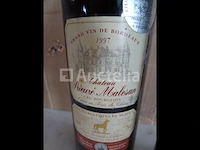 3 flessen cru bourgeois 1er côtes de blaye château prieuré malesan 1997 - afbeelding 5 van  9