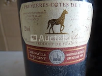 3 flessen cru bourgeois 1er côtes de blaye château prieuré malesan 1997 - afbeelding 6 van  9