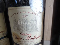 3 flessen cru bourgeois 1er côtes de blaye château prieuré malesan 1997 - afbeelding 8 van  9