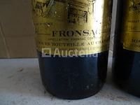 3 flessen fronsac château de la rivière 1989 - afbeelding 4 van  4