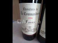 3 flessen fronsac chevaliers de la commanderie 1996 - afbeelding 2 van  5