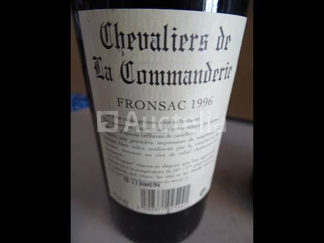 3 flessen fronsac chevaliers de la commanderie 1996 - afbeelding 5 van  5