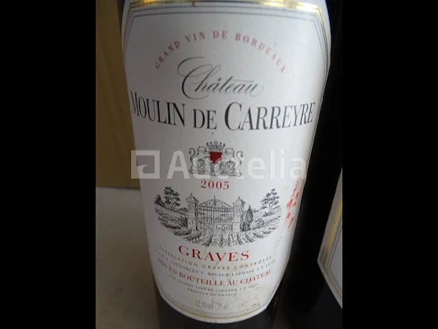 3 flessen graves moulin de carreyre 2005 - afbeelding 2 van  4