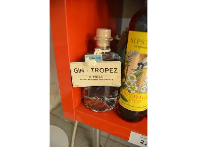 3 flessen herno dry gin 50cl, 1 fles bathtub gin 70cl, 5 flessen sipsmith summer cup 50cl, 2 flessen xo gin saint-tropez 50cl (635,636,637,638) - afbeelding 6 van  6