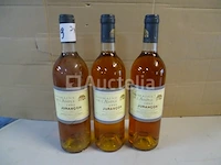 3 flessen jurançon domaine de l'ample 1992 - afbeelding 1 van  4
