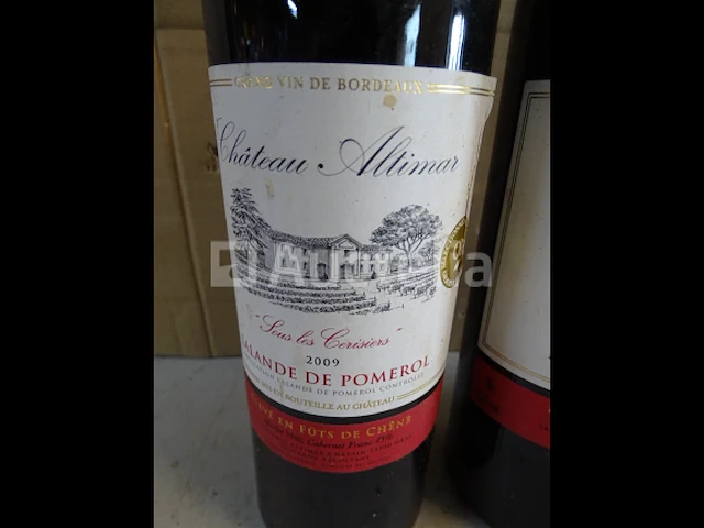 3 flessen lalande de pomerol château altimar 2009 - afbeelding 2 van  8