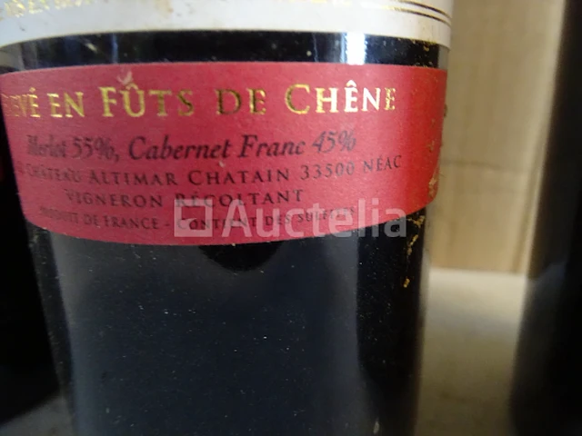 3 flessen lalande de pomerol château altimar 2009 - afbeelding 8 van  8