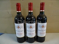 3 flessen lalande de pomerol château des maures 2013