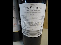 3 flessen lalande de pomerol château des maures 2013 - afbeelding 5 van  5