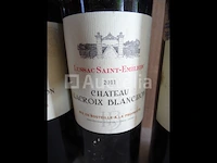 3 flessen lussac saint-emilion château la croix blanchon 2011 - afbeelding 2 van  4