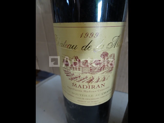3 flessen madiran château la motte 1999 - afbeelding 3 van  4