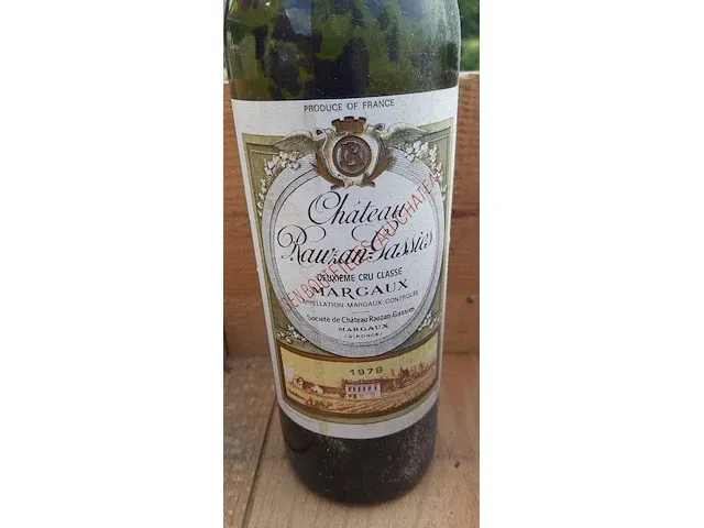 3 flessen margaux 1978 - afbeelding 2 van  4