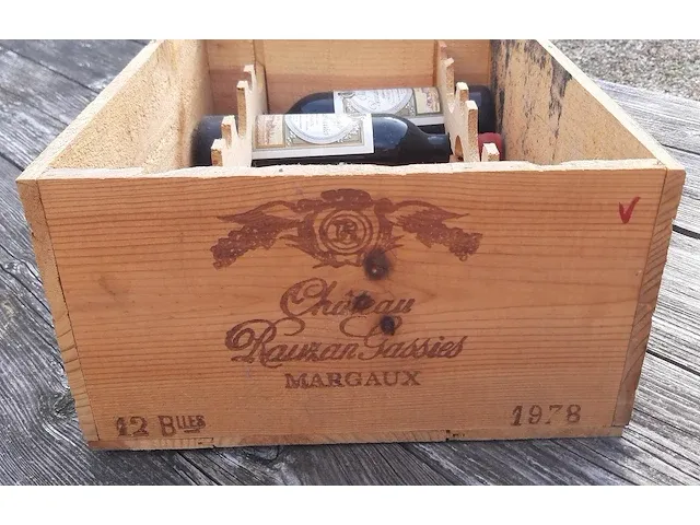 3 flessen margaux 1978 - afbeelding 4 van  4